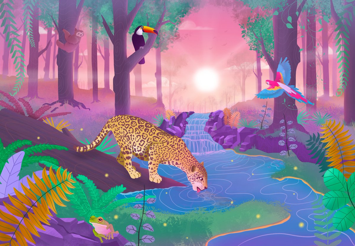 drumstudiosltd's tweet photo. Today we celebrate #WorldWildlifeDay with this #illustration by Drum. "People must feel that the natural world is important, valuable and beautiful and wonderful, an amazement and a pleasure" - Sir David Attenborough. https://t.co/jfrI14D1BW