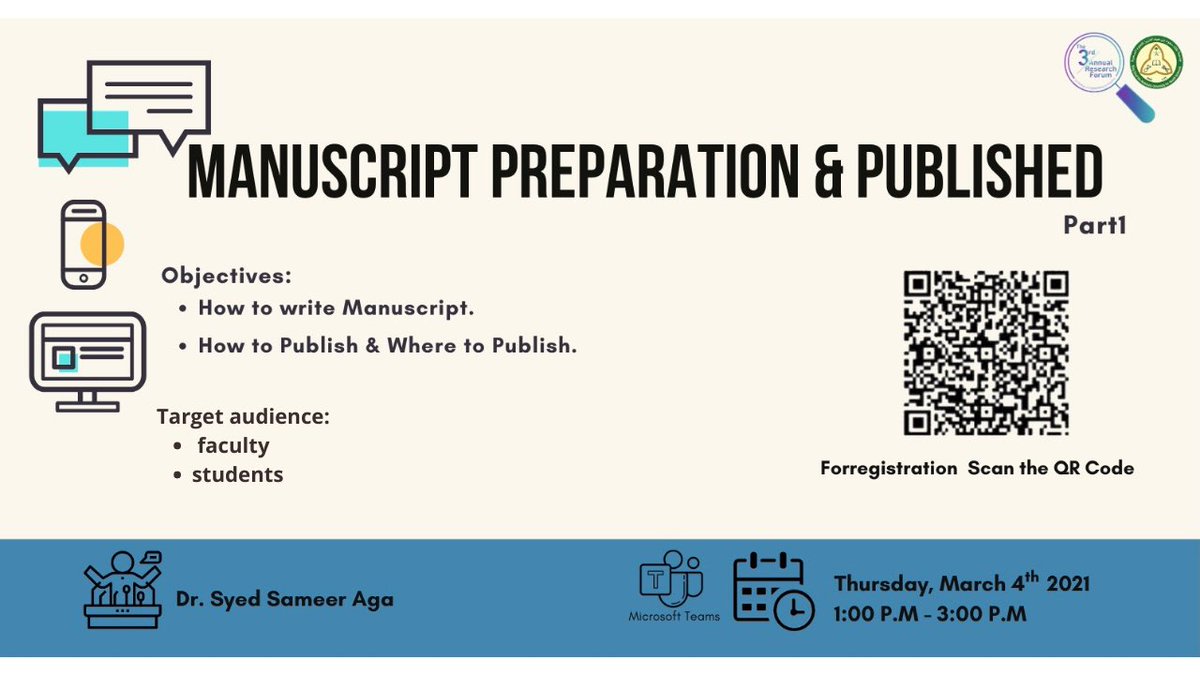 ResearchClub5's tweet photo. Nothing has such power to broaden the mind as the ability to investigate systematically and truly all that comes under thy observation in life!   
    -Marcus Aurelius

Join us and learn how to write a Manuscript &amp; where to publish.

Registration link ✨
https://t.co/YFM7vxihea https://t.co/FPYXDmQtuR