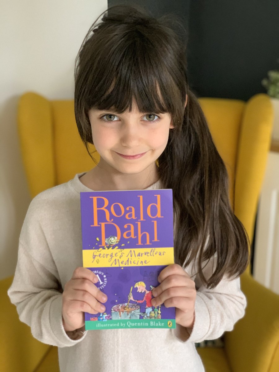 #bbcbitesizedaily Phoebe is currently enjoying Royal Dahl