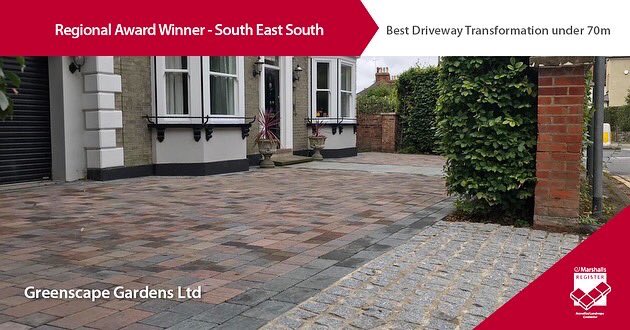 Thanks @MarshallsReg for another two regional awards! Testament to our awesome team 🤩 #landscaping #AwardWinning #driveway #garden
