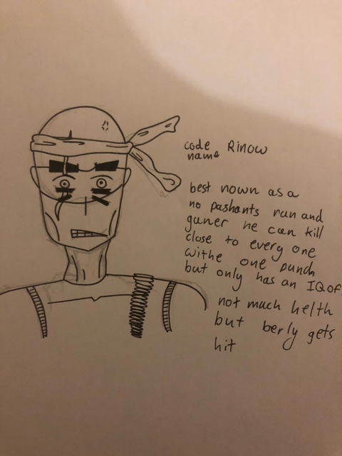 StJohnsICT's tweet photo. Great character designs by Evan Bowes in year 8. Keep up the great work Evan! @stjohnseagle https://t.co/dX9T6qZJNJ