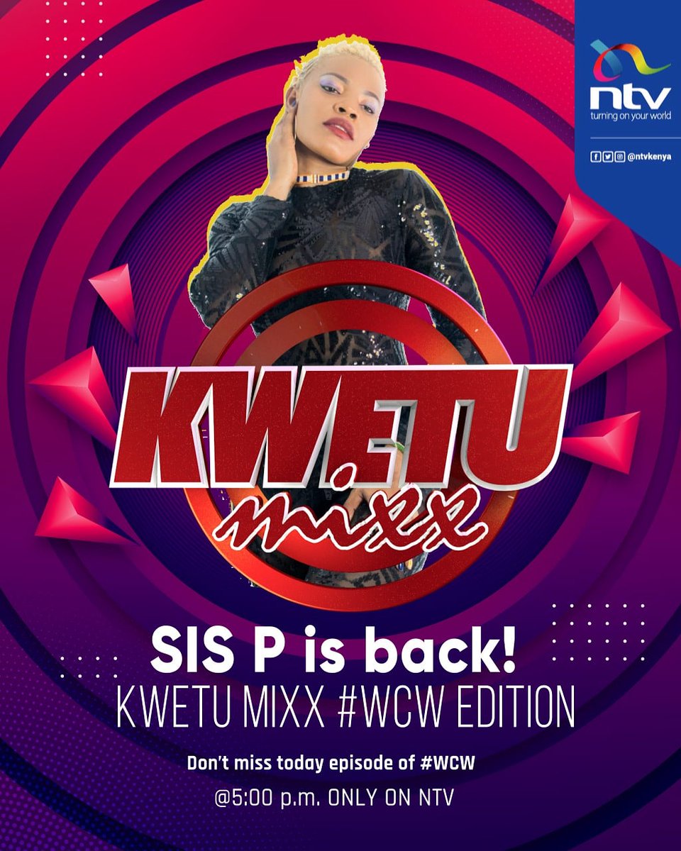 sispqueen's tweet photo. And she Is Back indeed, catch Sis P today on @ntvkenya @kwetumixx on #Wcw edition with @TeddAgwa . #Nadeka
#Queenisback https://t.co/znq3bkmBsu