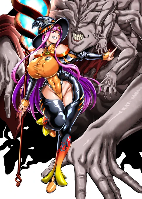 異能者少女欠損合同2のキャラ絵
悪魔を使役して世界を守る魔女ヒーローです。
大丈夫、絶対に負けないから 