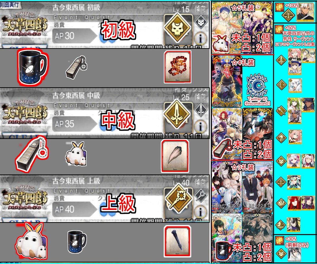 Fgo聖杯怪盗天草四郎cbc21rt記録 Togetter Fgo聖杯怪盗天草四郎cbc21rt記録 Togetter