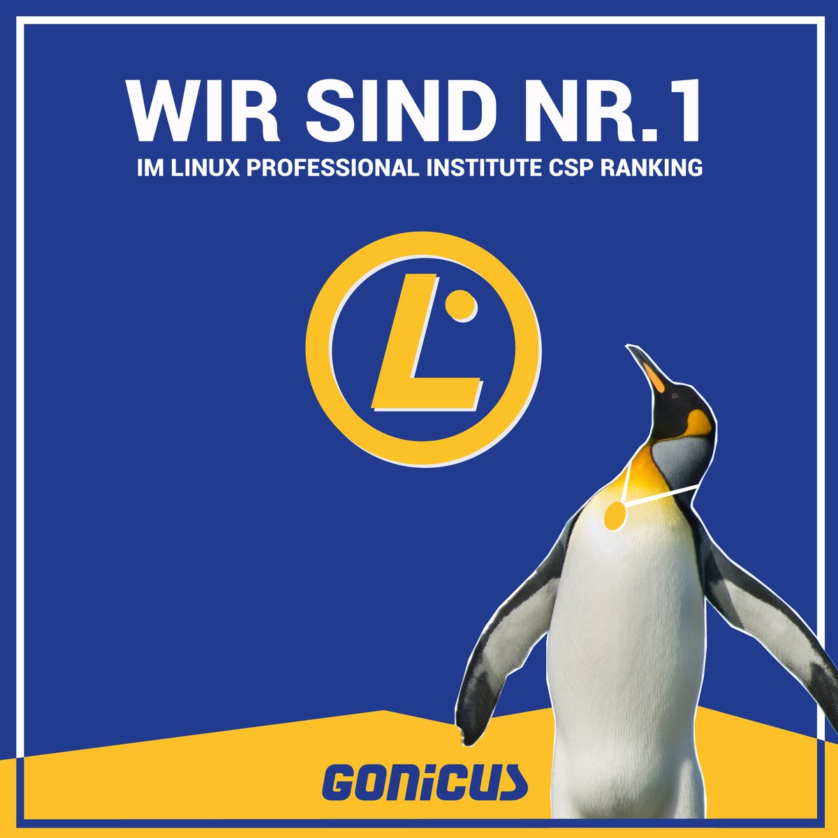 Da kann man schonmal stolz sein. Im Ranking des #Linux Professional Institute liegen wir aktuell auf dem ersten Platz. bit.ly/3kxCrxo

#gonicus #pioneersofopensource #opensource #lpi #oss #software #cloud #tech #programmer #coder #developer <a href="/LPI_CE/">OSC - LPI Channel Partner Europe</a>