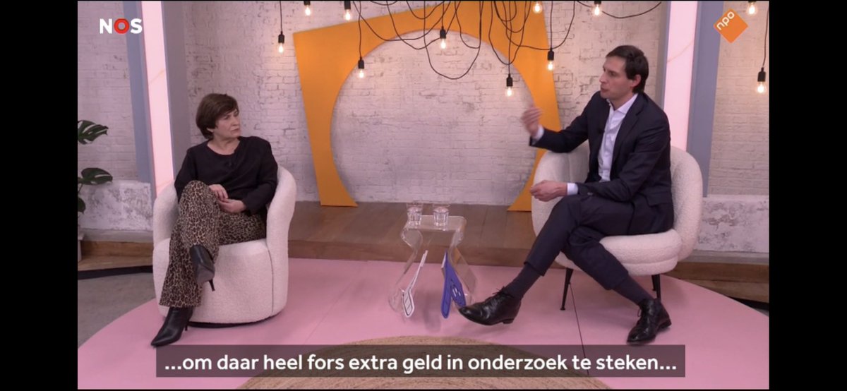 Ongelooflijk belangrijk inderdaad, <a href="/WBHoekstra/">Wopke Hoekstra</a>, dat we heel fors extra gaan investeren in onderzoek. 

Maar ik kan daar in <a href="/CPBnl/">Centraal Planbureau</a>-doorrekening van CDA geen euro extra voor vinden.