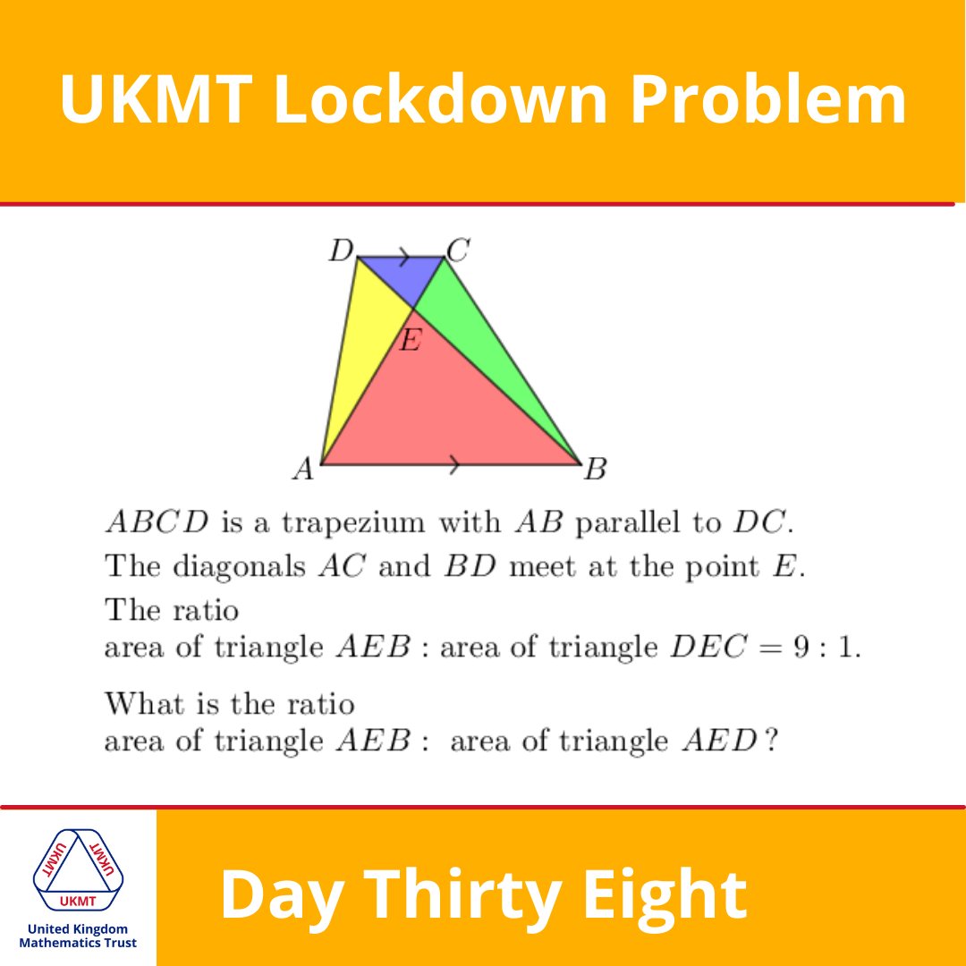 #WednesdayMotivation #wednesdaythought #maths #lockdownpuzzle
Here is Day 38. Let us know your answers and thoughts below!