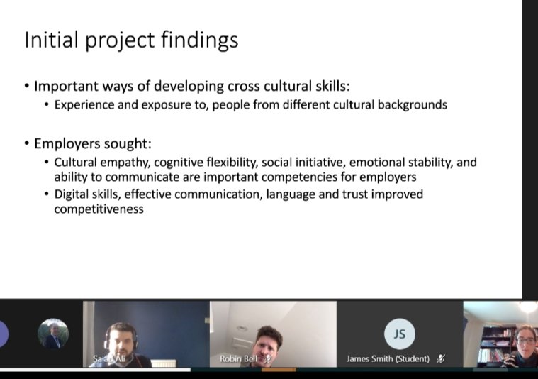 Thanks <a href="/saadhussein87/">Dr Sa'ad Ali</a> and <a href="/dr_robinbell/">Robin Bell</a> for sharing the findings of the CRUSE project with us <a href="/bristol_te/">TE BRISTOL</a> <a href="/UWEBusinessSch/">Bristol Business School</a> in a creative conversation around "Developing cross-cultural skills of graduates in response to the needs of European Enterprise" #crossculturalteams