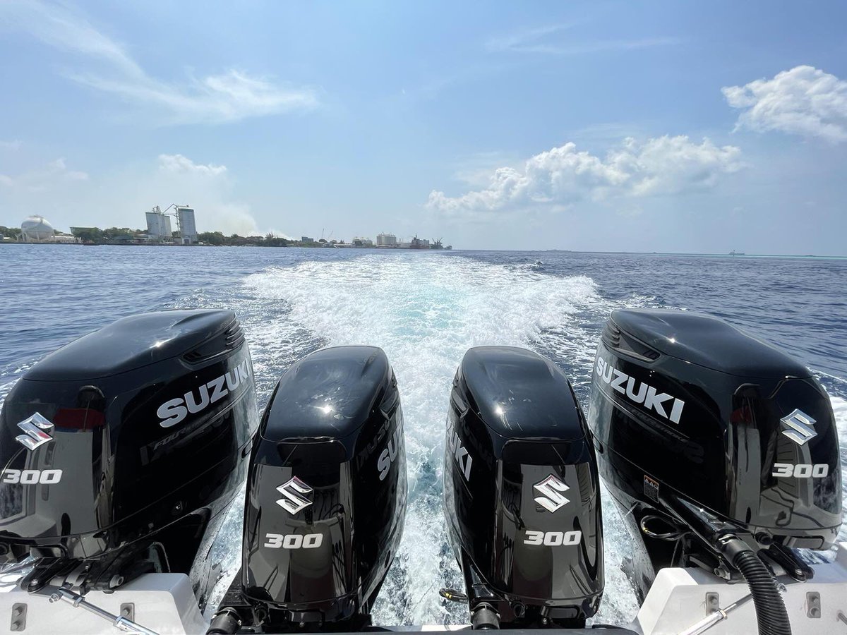 MTCCkashavaru's tweet photo. A powerful addition to Smart Own transportation fleet, with a quad installation of SUZUKI DF300AP. The #DF300AP is a drive by wire engine which would give the vessel a precise, super-smooth throttle and gear shift controls.
#MTCCkashavaru
#MTCCplc
#TeamMTCC
#SuzukiMarine https://t.co/8G1m4sWYtO