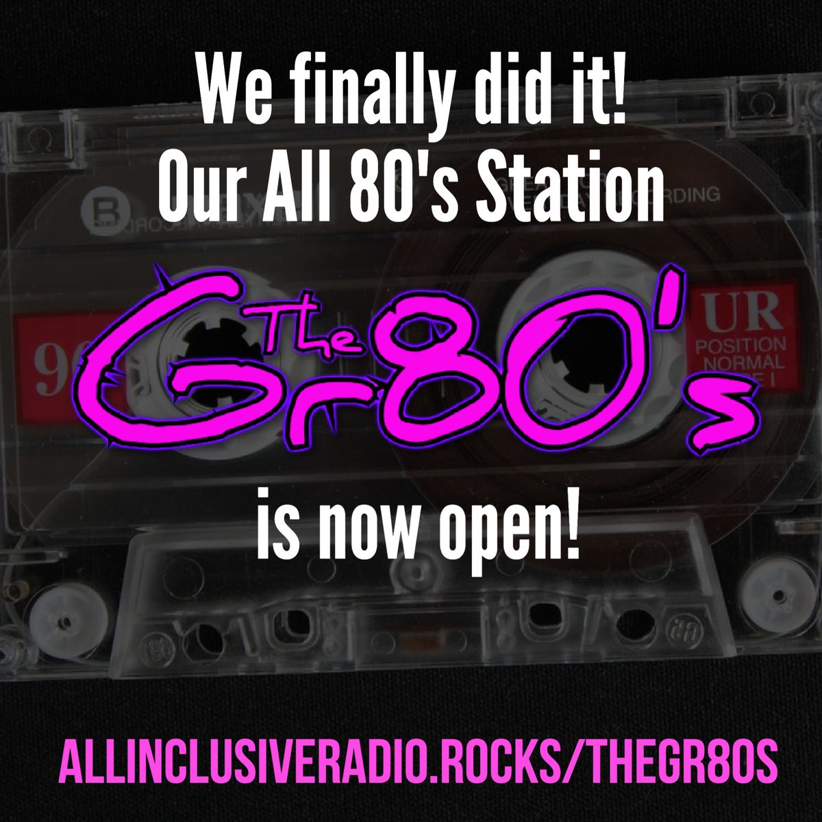 Our brand new ALL 80's station is OPEN!
All 80's... All Day... Every Day!!!
Listen at buff.ly/3bURQnJ or at
listen.samcloud.com/w/127513/The-G…