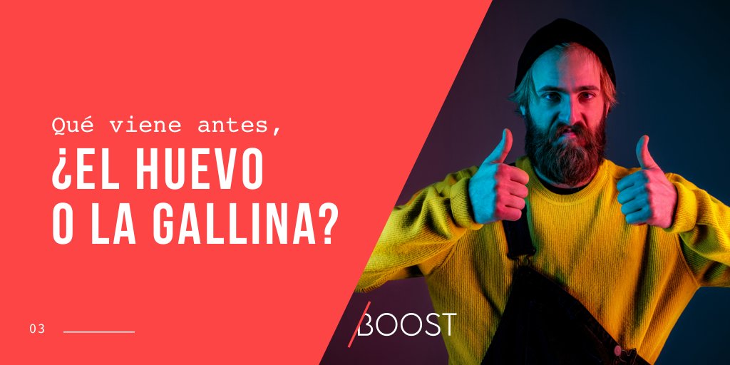 digboost's tweet photo. ¿Huevo o Gallina? 🍳 🐣¿Quién va primero? 
Este mismo dilema tenemos con la Experiencia del CLIENTE y la Experiencia del EMPLEADO
Os contamos quién debería de ir primero en este artículo de nuestra especialista en estrategia digital Elena R. Feijóo 👇🏼👇🏼👇🏼
https://t.co/AXF5qiqRBi https://t.co/HWTzl0oktr