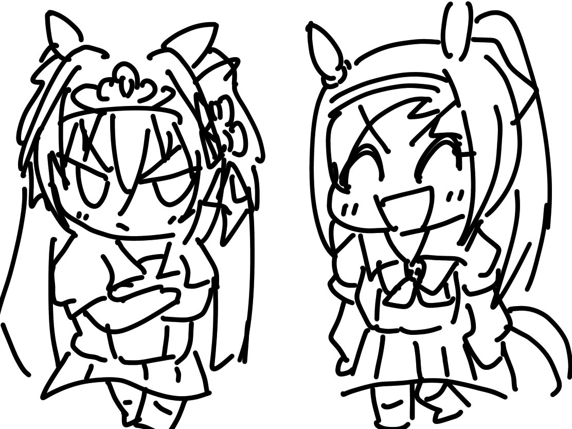 ひたすら楽してウマ娘描きたくてあれこれ苦戦してる 裾野こがらのイラスト ひたすら楽してウマ娘描きたくてあれこれ苦戦してる 裾野こがらのイラスト
