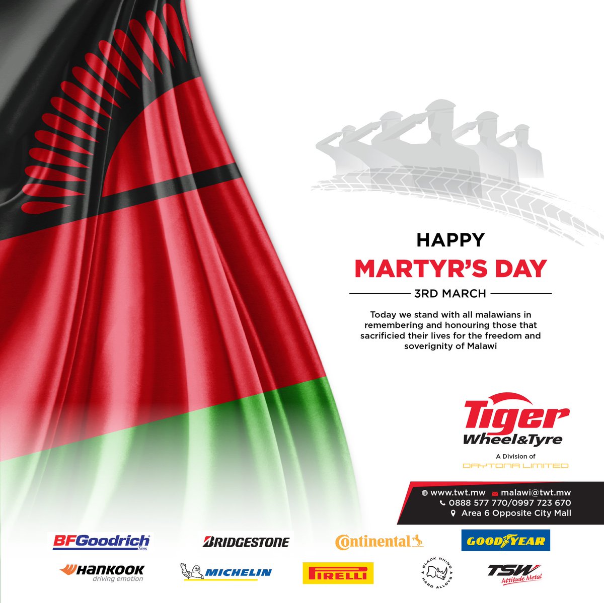 TWTMalawi's tweet photo. Happy Martyrs' Day #TWTMalawi #JourneyOn https://t.co/abCyVyIX9Z