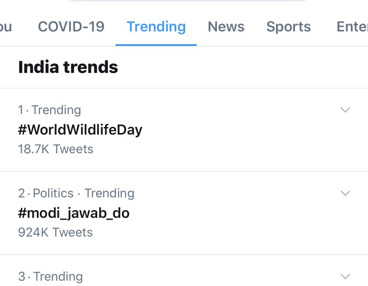 akibhas63027702's tweet photo. Salute! Indian Students &amp; Youth

924K tweets on #modi_jawab_do 

This is the mood of India!✊🏻💪🏻 https://t.co/9EH1hoImCU