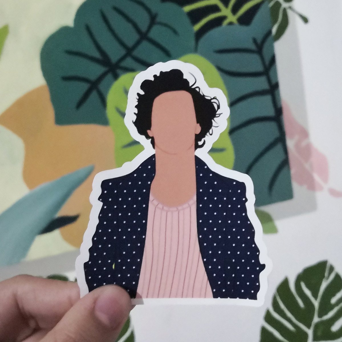 purplepinkVal's tweet image. Prometo que ya es lo último relacionado a esta ilustración, pero si o si necesitaba hacerla sticker 😍