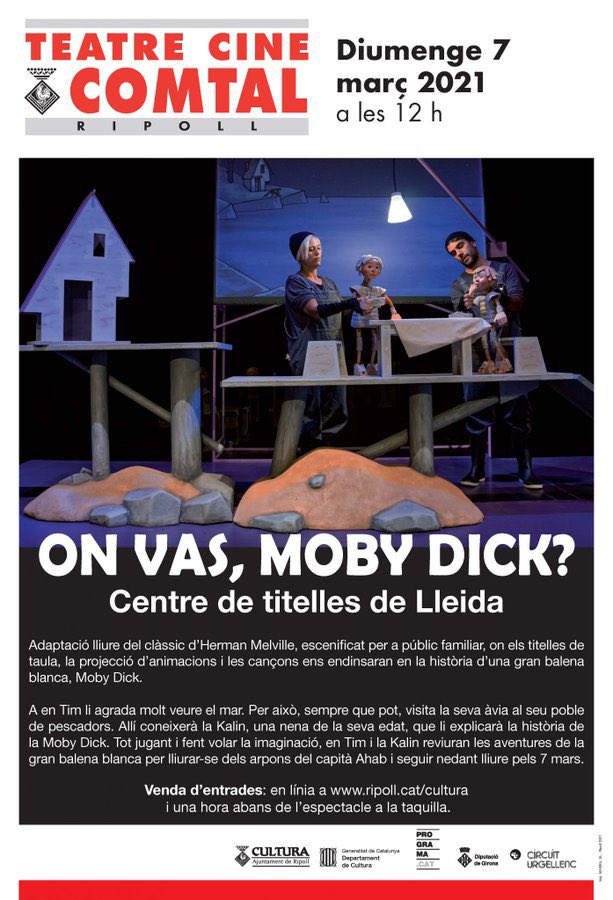 Ja torna el teatre infantil al Cine Comtal! <a href="/ieribesdefreser/">Institut Escola Vall de Ribes</a> <a href="/iesantjoan/">IE Mestre Andreu</a>  Ara més que mai! <a href="/VedrunaRipoll/">Vedruna Ripoll</a> <a href="/salesiansripoll/">Salesians Ripoll</a> <a href="/ampapirineu/">AMPA Escola Pirineu</a> <a href="/AmpaVallfogona/">AMPA Escola Vallfogona</a> <a href="/AmpaRipollSales/">AFASalesiansRipoll</a> <a href="/AMPAVdrnaRipoll/">AMPA Vedruna Ripoll</a>