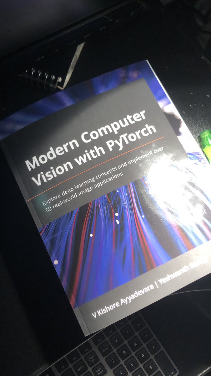 MDJDPathology's tweet photo. Shout out to @AV_Kishore  and @PacktPub for one of the most comprehensive #ComputerVision with #Pytorch #DL #Frameworks manuals currently available. Has both breath and depth of coverage! 👍🏾👍🏾 https://t.co/qQm4l4rfK1