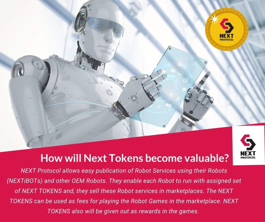 ProtocolNext's tweet image. How will Next Token become available??
#Greetibot #nextibot #robotokens #NextProtocol #TokenSale #deliveryBot #blockchain #steribot #Etehreum #AssetToken #Defi #DistributedLedger #carryibot
