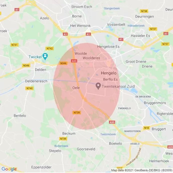 Ongeval met gevaarlijke stoffen bij Thales in #Hengelo: “Het advies is wanneer je je binnen het rode gebiedt bevindt, naar binnen te gaan, ramen en deuren te sluiten en de ventilatie te sluiten.”..