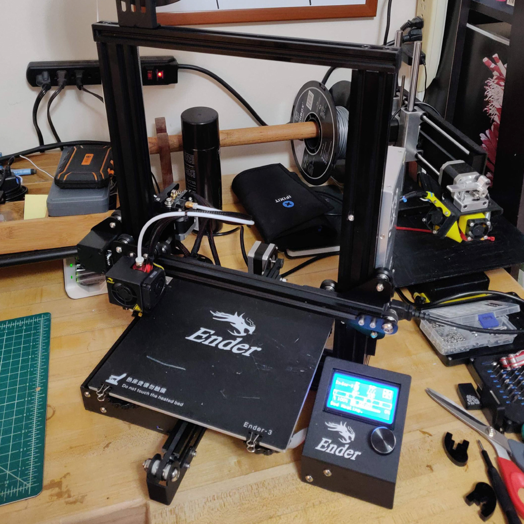 DIYElectronicza's tweet image. The Creality Ender 3 is an absolute classic! How old is your Ender 3 turning this year? ⁣⁣⁣⁣
⁣⁣⁣⁣
Comment below👇⁣ - Tag a friend with an Ender 3!⁣⁣
⁣⁣⁣⁣⁣⁣📸Photo Cred: Andrew David Thaler⁣⁣⁣⁣
⁣⁣⁣⁣
⁣⁣⁣⁣#creality3d  #ender3 #crealityender3