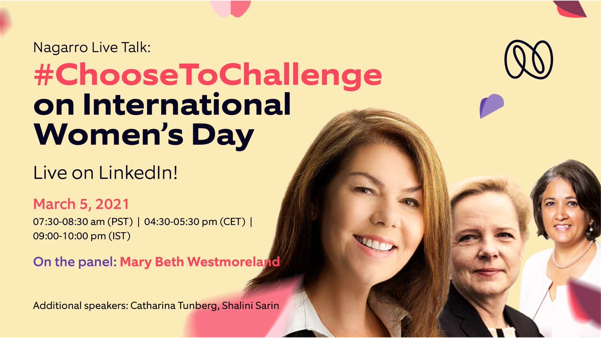 “I push myself to find the courage to speak up when I observe biases, which encourages others to do the same. Together, we can create lasting change” - Mary Beth, VP (Brand Protection)<a href="/amazon/">Amazon</a>. 📢🤩 <a href="/mbwestmoreland/">Mary Beth Westmoreland</a> will join our #LinkedInLive Talk on March 5. <a href="/womensday/">Women's Day</a> #IWD2021