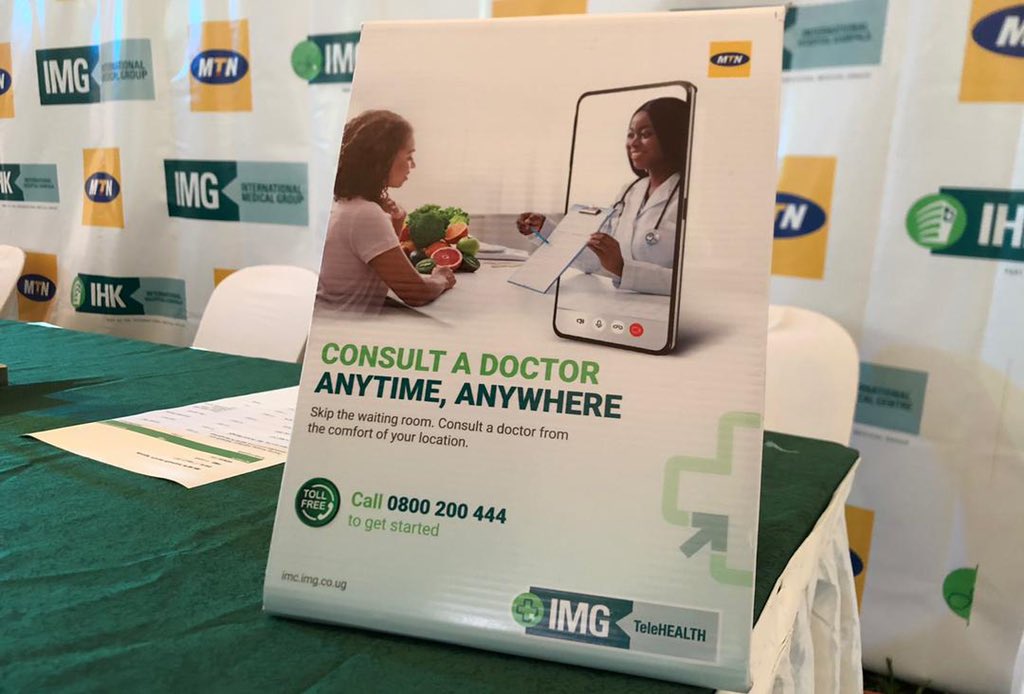 @IMC_Ug @IHK_Uganda  through their parent company @IMG_Healthcare have partnered with @mtnug  to deliver online medical services across Uganda #IMGTelehealth