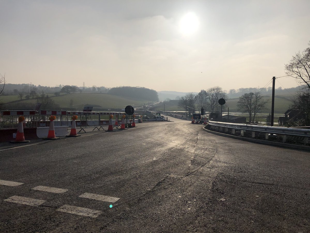 mopdenson's tweet photo. UK’s new high speed rail line #HS2 is not just destroying natural capital along the line. The construction of miles of ‘temporary’ roads = miles of lost ancient hedgerows and trees. Government putting illusory economic gain before protection of nature #WorldWildlifeDay #COP26 https://t.co/YPPYFCcEtz