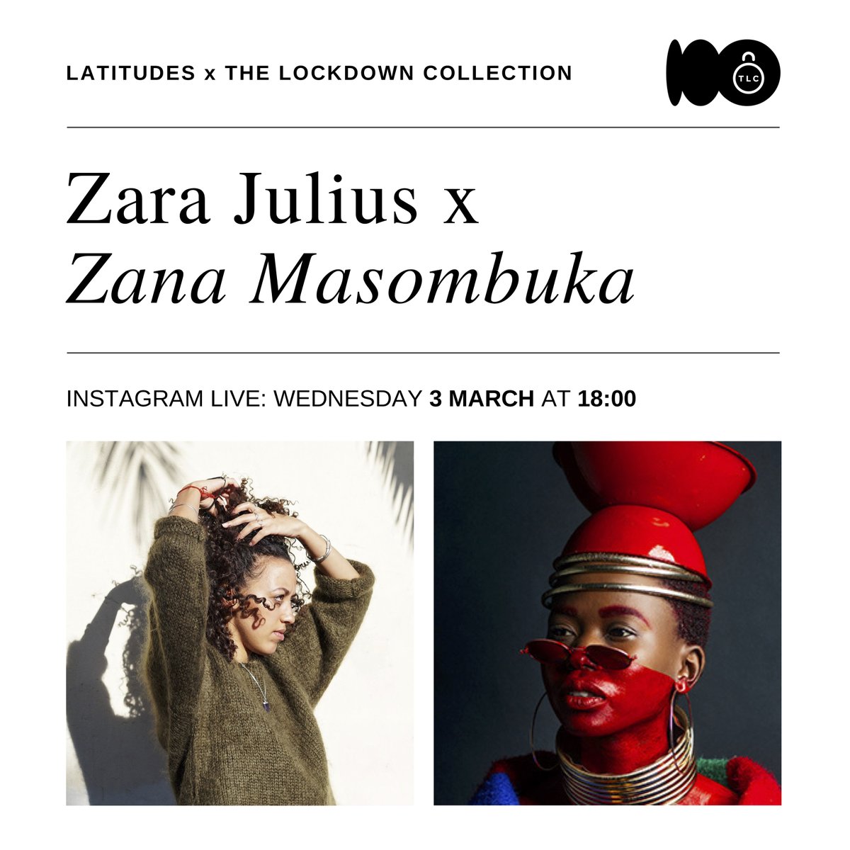 latitudesonline's tweet photo. #OpenCallCollection: Tonight is our second live artist interview ahead of the Open Call Collection online art auction. Over the next few weeks, Zara Julius will be speaking to some of these emerging African voices who are taking part in the initiative. Join us!
#LatitudesOnline https://t.co/n2dwUvjCFw