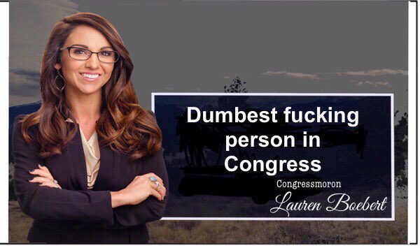 Craig_Rasmussen's tweet photo. @laurenboebert A bill that is supported by 70% of Americans, including a majority of Republicans.

What do you call a high school dropout posing as a congresswoman? https://t.co/tGR5jriLrQ