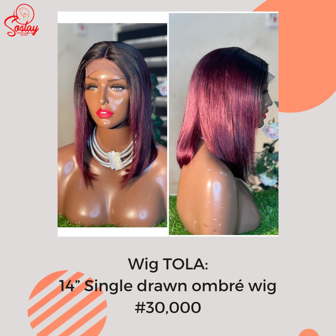 soslayyyyy's tweet photo. This colored wig in any price range you want. 😍😍 

Lush, Luscious, Slay.✨
100% human hair ✨
No shedding ✨
No tangling ✨
Factory colored ✨

Send a DM for yours todayyy. https://t.co/KHFG9KspFN