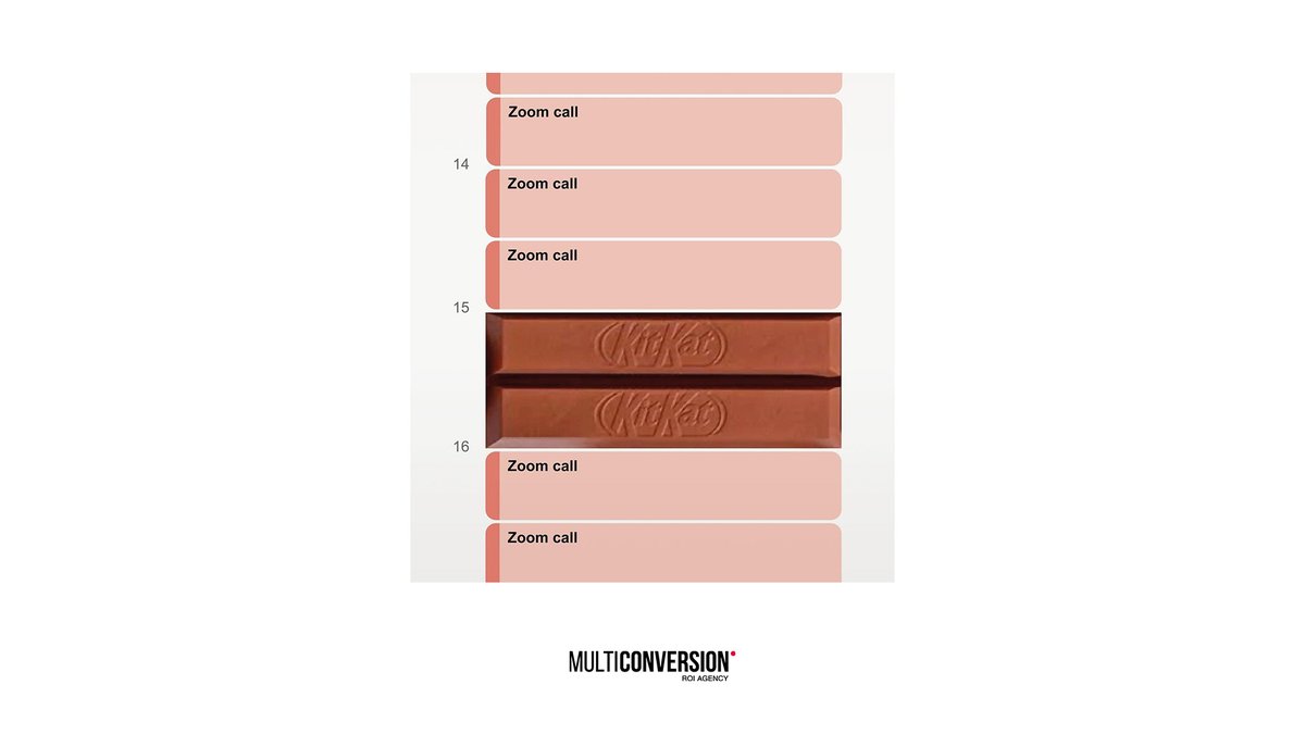 multiconversion's tweet photo. El creativo Sam Hennig hizo este proyecto personal para One Minute Briefs. Sam, mientras buscaba hueco 🔎 se le ocurrió meter las dos tabletas de KitKat en medio de su agenda y, voilà! En nada se volvió viral, incluso la propia empresa la ha compartido.

Fuente: @lacriaturacreat https://t.co/6C3W5Pokge