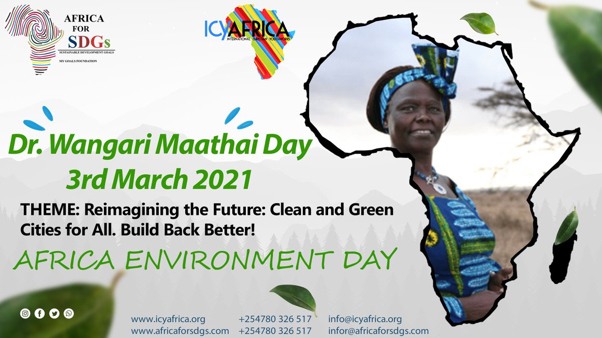 A hero, an Icon to be Celebrated. From AFRICAFORSDGs and ICYAFRICA, let's conserve our environment. <a href="/igadsecretariat/">IGAD Secretariat</a>  @AfricaYouthSDGs  <a href="/IcyAfrica/">ICY AFRICA</a>  <a href="/_AfricanUnion/">African Union</a>