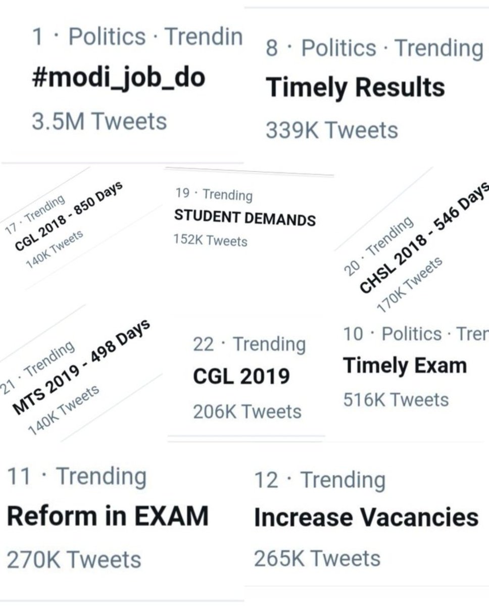 VirajKalecrick's tweet photo. Let's put our demands also in the trend We all wants these reform:⬇️
1. Timely Results
2. Students Demands
3. Timely Exam
4. Reform in Exam
5. Increase Vacancies 
#modi_jawab_do https://t.co/MwCMSQp0aU
#followforfollow
#followforfollowback https://t.co/aI6ko79z4j