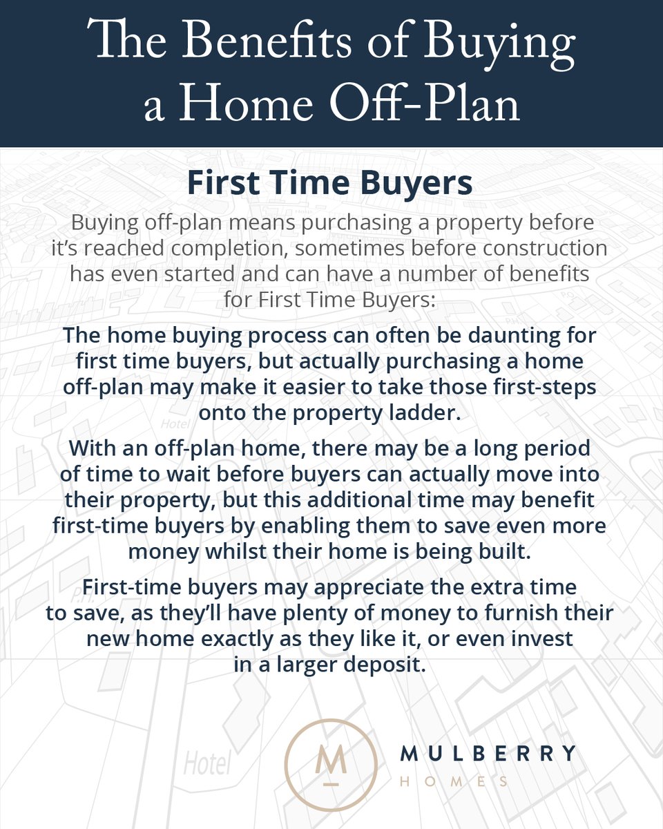 MulberryHomesUK's tweet image. With the demand for housing higher than ever, more and more home-seekers are choosing to buy a brand-new home before its built and reap the rewards that off-plan provides.

#firsttimebuyers #offplanpurchase #newhome #reapthebenefits #mulberryhomes