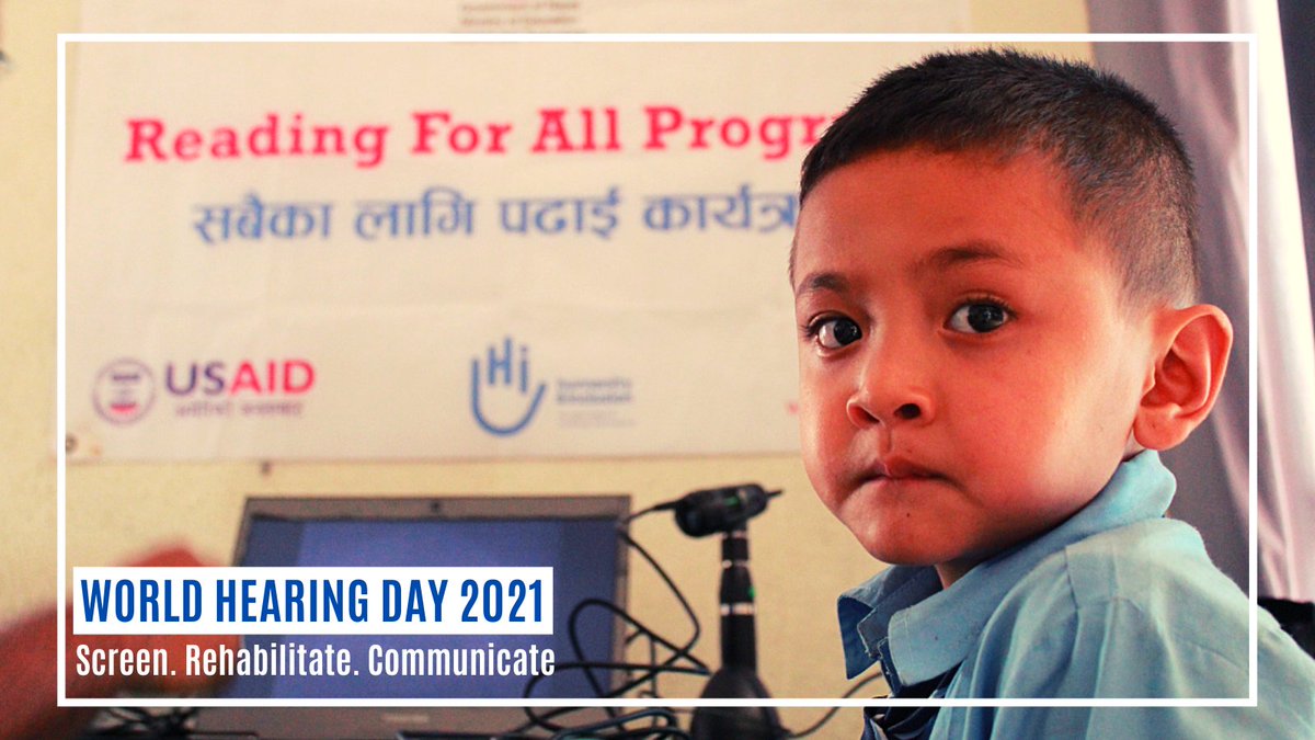 HI_INNESKA's tweet photo. #WorldHearingDay!
Hearing loss might undermine children's potential to pursue their dreams. With support from @USAIDNepal, @HI_INNESKA aims at screening 3⃣0⃣0⃣ thousand children across #Nepal to help identify their functional limitations &amp; support their educational needs. 📚✨⤵️ https://t.co/DTWbqy2CfN