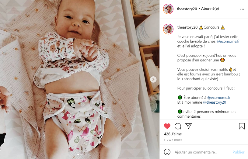 ecomome_fr's tweet photo. Concours sur instagram avec @theastory20 pour gagner une couche lavable Flex Fun 😍🍀
Bonne chance! Tirage le 8mars 🤞🎉

#couchelavable #concours #ecomome #monpetitou #coucheslavables #economie #ecologie #couchebebe  #bebé #bebe #maman #concoursbebe #futuremaman #grossesse https://t.co/da2viuVBN9