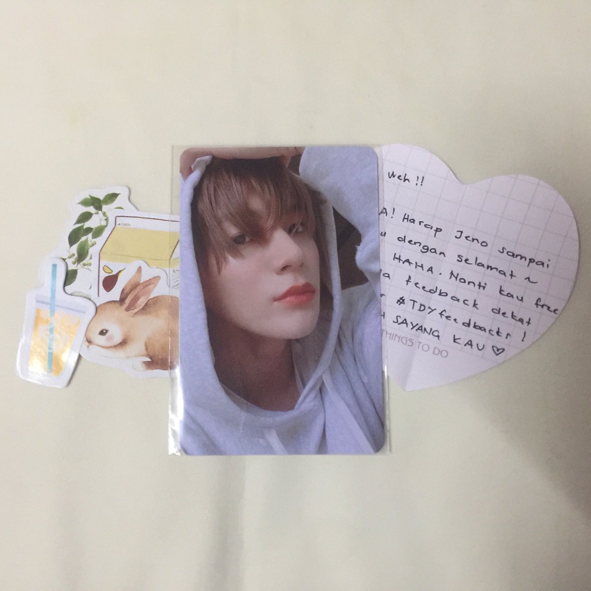 jjaeyvno's tweet photo. look whoโs homeee ๐ my baby looks so pwetty ใ
ใ
thank you so much cayang @tokkimdy_ ๐ฅบ๐ #TDYfeedbacks https://t.co/Geyfe4xBFd