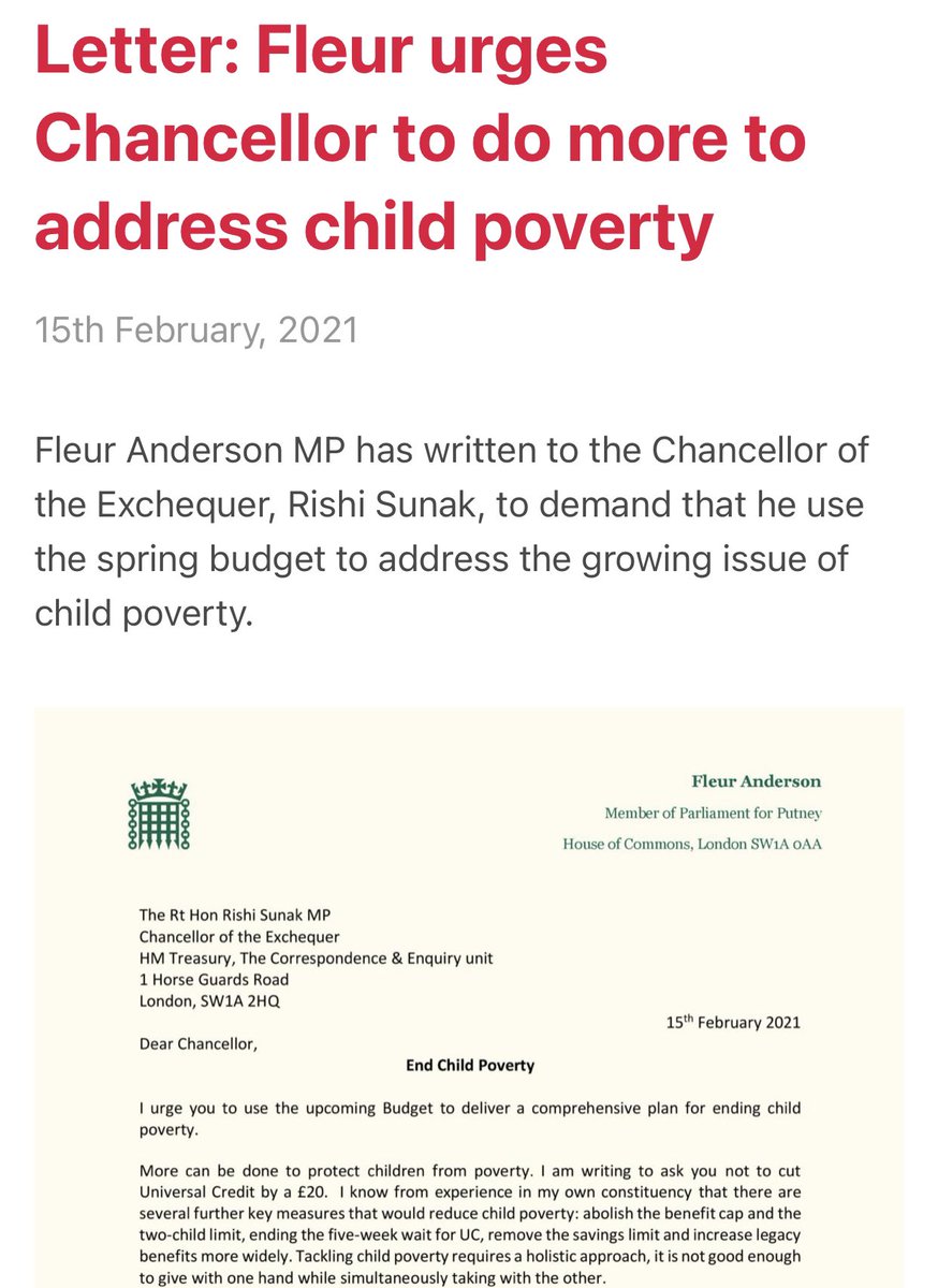 PutneyFleur's tweet photo. Budget day
The Chancellor must focus on ending child poverty and supporting jobs.
Too many small businesses need more support.
I’ve been writing to the Chancollor a lot recently and hoping for some big answers today.
#Puney #Southfields #Roehampton
https://t.co/RaLmELM7DE https://t.co/NOgg3y4JdA