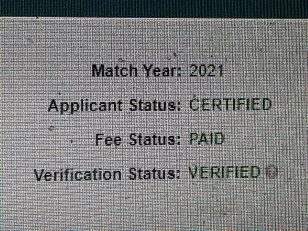 AhmedRHussien's tweet photo. The list is certified and we are good to go. Wish me luck! #2021Match #MedTwitter https://t.co/YUeRUjzWsW