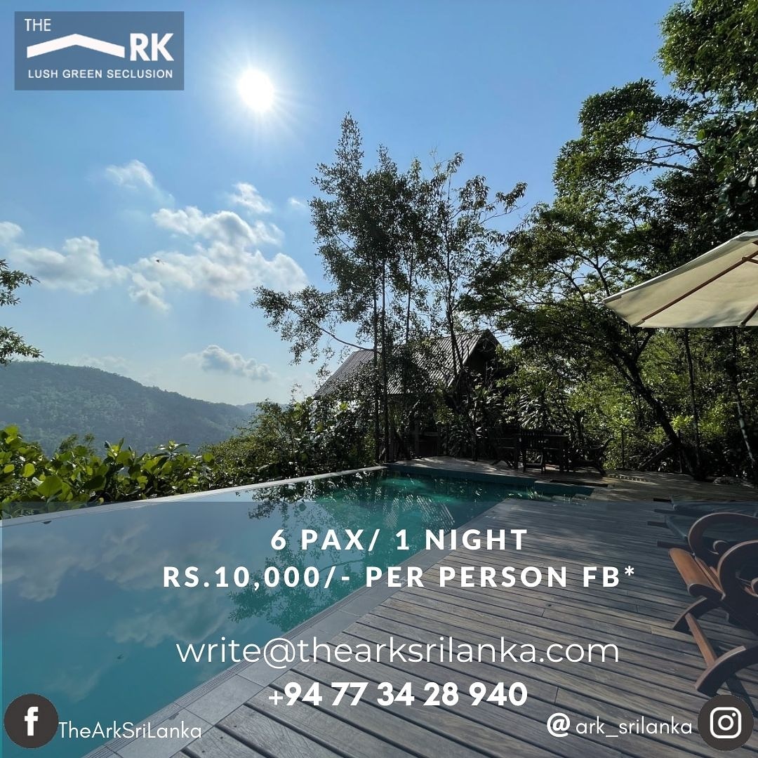 TheArk12100's tweet photo. A place like no other... spend your days leisurely at The Ark. Two or six pax , the place is all yours.
Special rates for 2 nights stay. 
Contact us at write@thearksrilanka.com

@TheArkSriLanka
@ark_srilanka
https://t.co/eohdPSAY87 https://t.co/ooqF7ZArNS