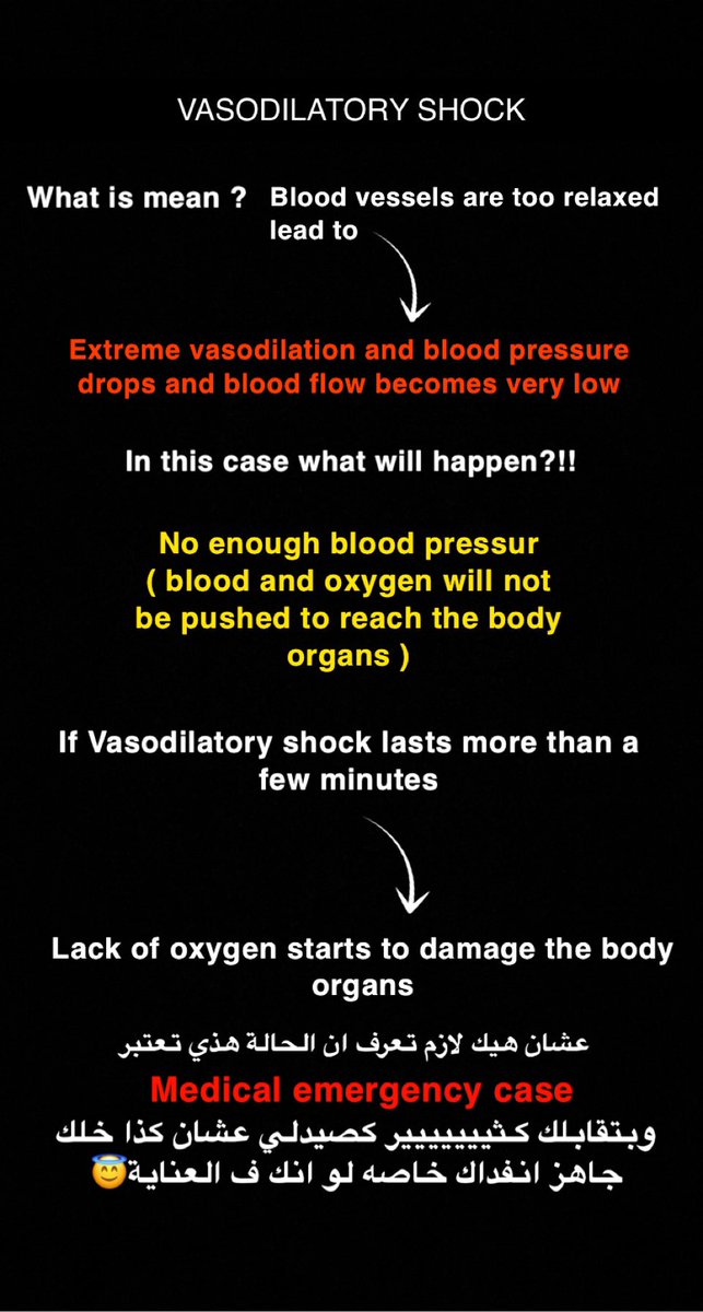 MrAdrenaline8's tweet photo. #معلومة 
#vasodilatory_shock https://t.co/QCgKxOC8BQ