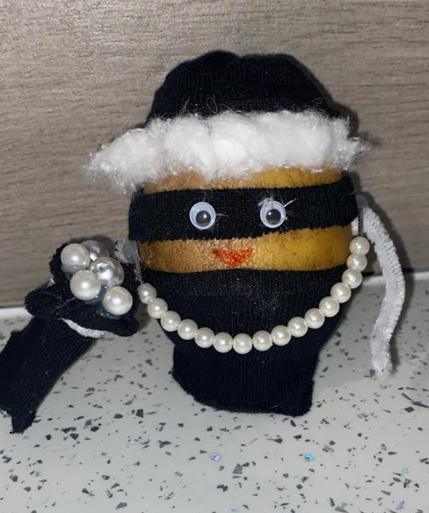 We are so excited about #WorldBookDay2021 we're already getting our potatoes all dressed up! Check out Gangster Granny from year 5! #WorldBookDay #excited #potatocharacters 🥔📕