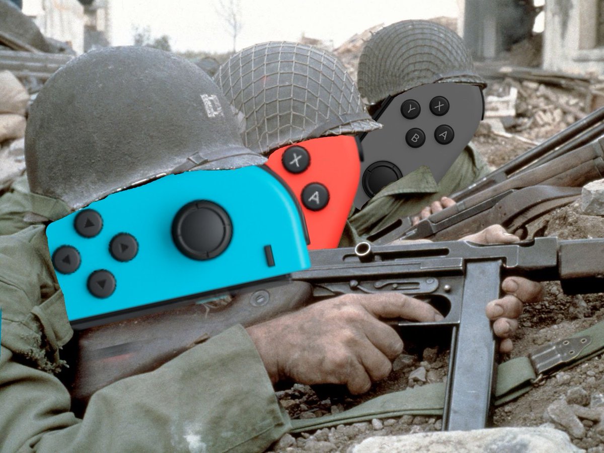 theMoloid's tweet photo. On fête les 4 ans de la #NintendoSwitch, mais on oublie de rendre hommage à tout les joycons tombés au combat pendant ces 4 ans... https://t.co/XugpsKnT81
