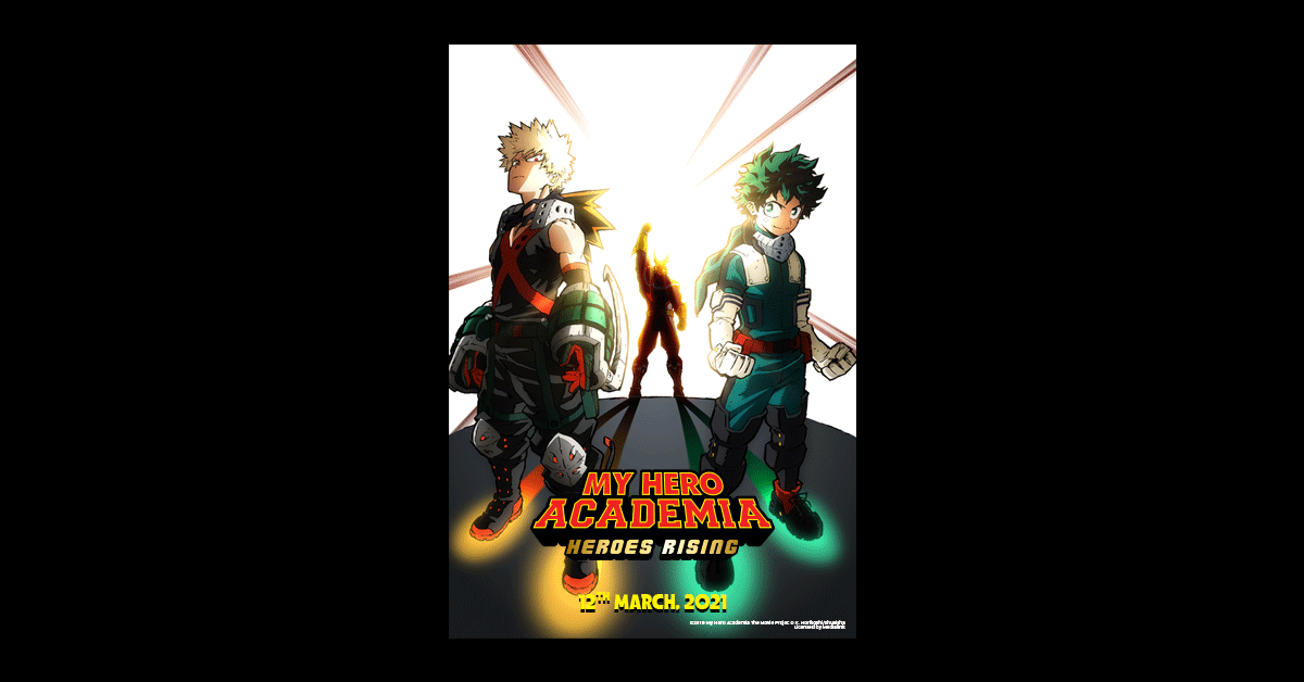 PicturesPVR's tweet photo. Follow Izuku Midoriya, Katsuki Bakugo and the rest of Class 1-A in their adventure towards becoming the next generations of Pro Heroes.
My Hero Academia: Heroes Rising, releasing in a cinema near you this 12th March.

#MyHeroAcademia #MyHeroAcademiaMovie https://t.co/awALOpZoG4