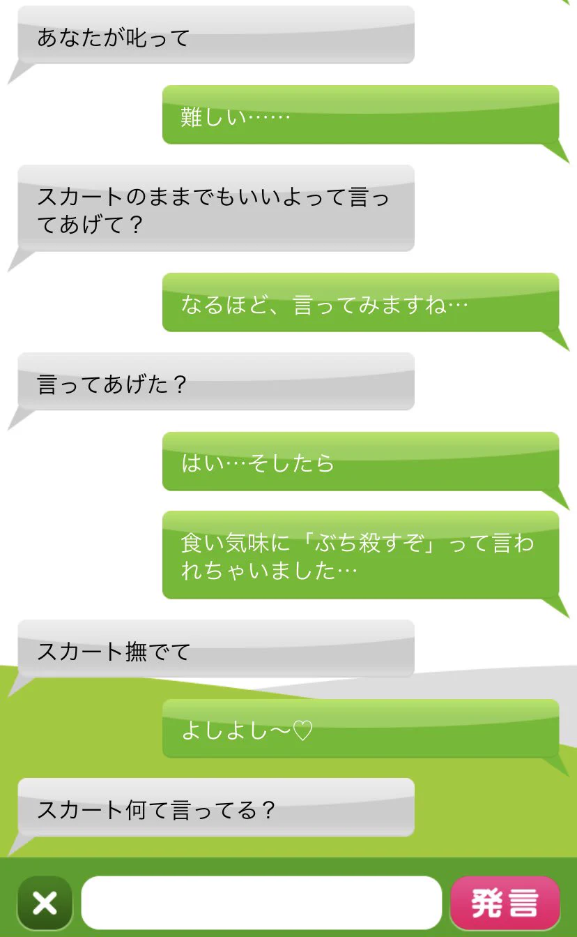 匿名で知らない人とチャットしていると？やたらスカートに食いつくヤバい人に遭遇するwww
