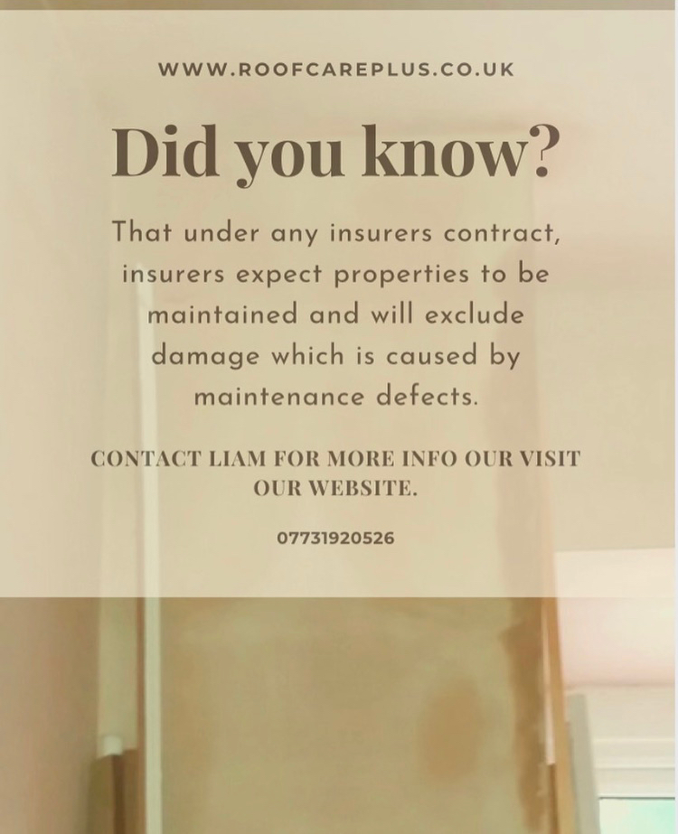 RoofcarePlus's tweet photo. 🔴Did you know?🔴

Why risk easily avoided damage?

Please contact our team to discuss our maintenance packages! 

https://t.co/US65CiptAR 
07331920526 https://t.co/qT5pIfH6FY