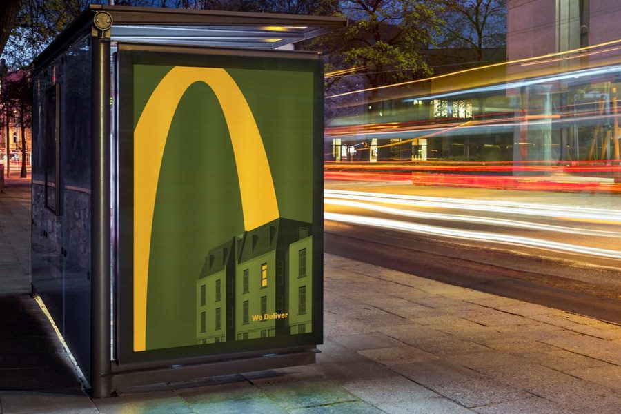 Tanemestudio's tweet photo. Nueva campaña para promocionar su servicio de comida a domicilio de McDonald's , ¿os gusta lo que están haciendo?

#branding #macdonals #logotipos #marca #comunicacion https://t.co/Nk7ae4FR6a
