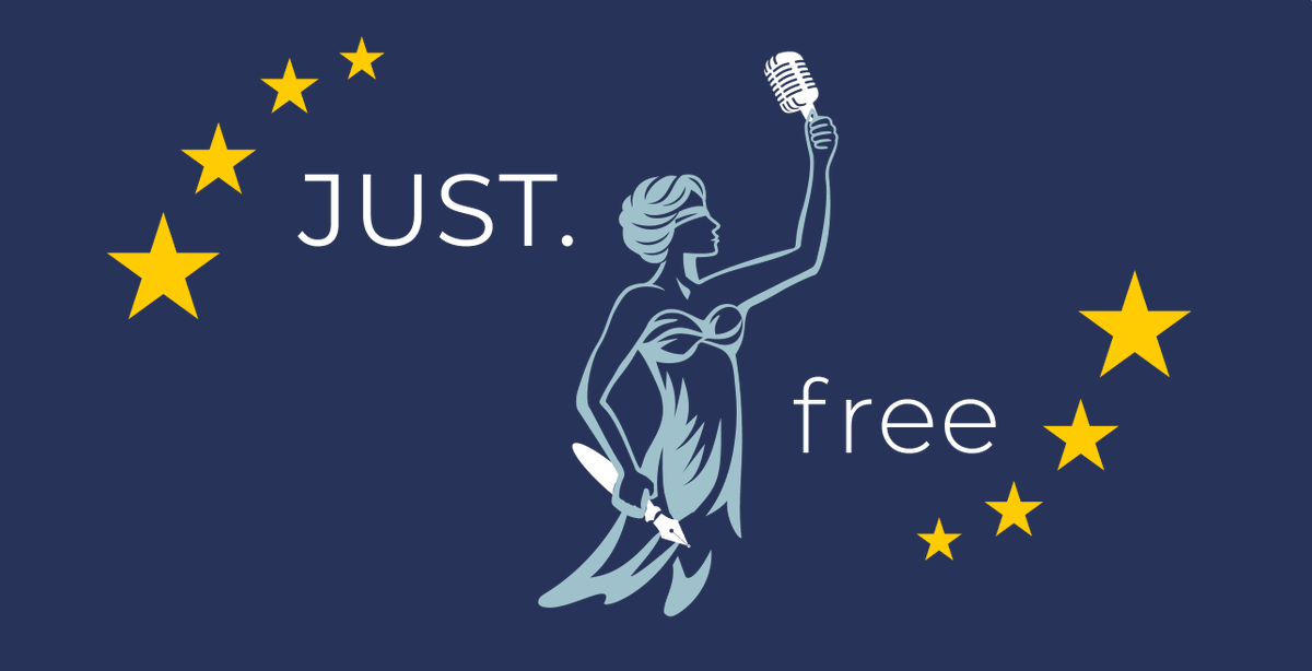 ENM_France's tweet photo. Du 19 au 23/04, le séminaire #JustFree réunira magistrats, avocats &amp; journalistes européens pour échanger sur la protection de la liberté d’expression par les professionnels de la justice au sein de l’#UE. Inscriptions avant le 12/03 : https://t.co/wecbsNCHNF https://t.co/X7iNNXx7Ks