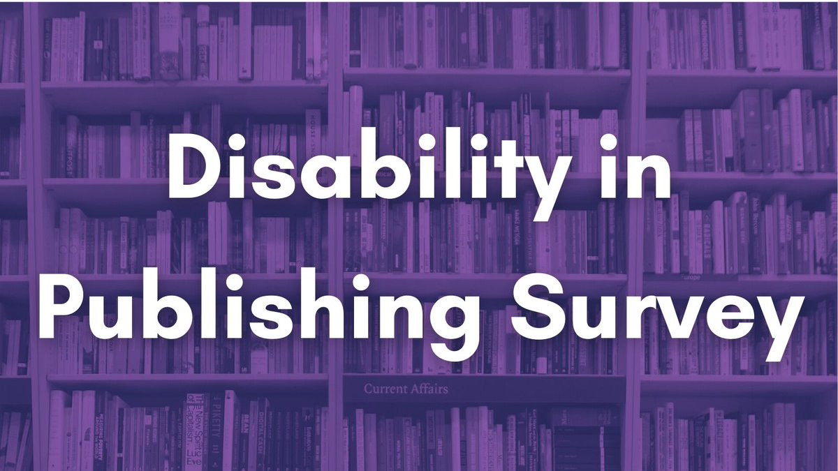CatMitchell17's tweet photo. Calling all disabled/chronically ill employees &amp; job seekers in the UK publishing industry - I am researching accessibility/inclusivity &amp; would love to hear from you! Click the links to complete the surveys:

Employees: https://t.co/I0yPiLvBag
Job seekers: https://t.co/a9SDjMcpDD https://t.co/6SlB7zCy3H