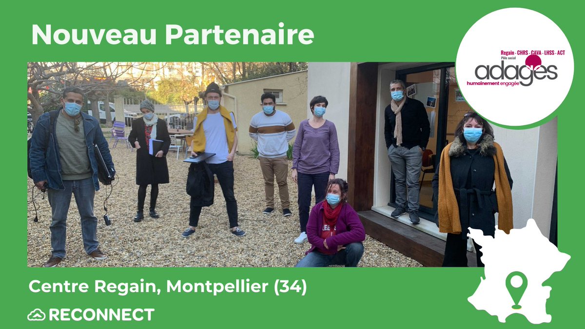 Nouveau partenaire ! 🤝
 
Le CHRS Regain de l'association @Com_Adages et ses 30 professionnels ont décidé de continuer leur #transitionnumérique en devenant relais du coffre-fort numérique #reconnect. 

Merci à Mme Garnier et à toute son équipe pour l'accueil !

#techforgood